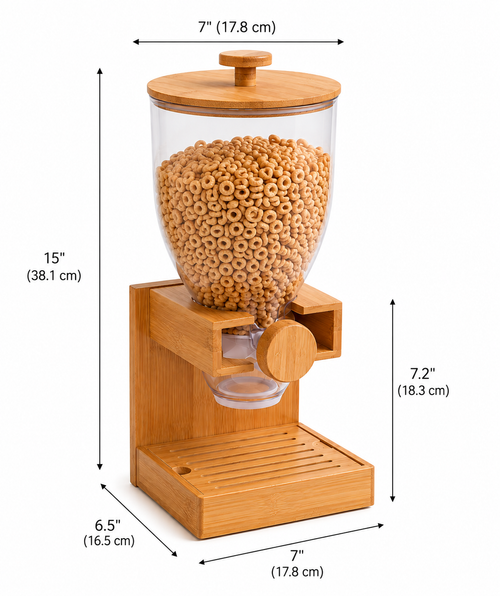Cirello Bamboo Food Dispenser